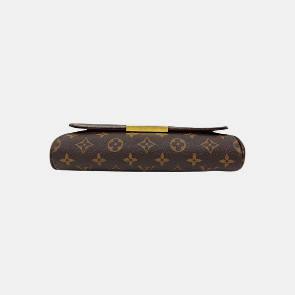 FAVORITE MM Monogram Coated Canvas Brown