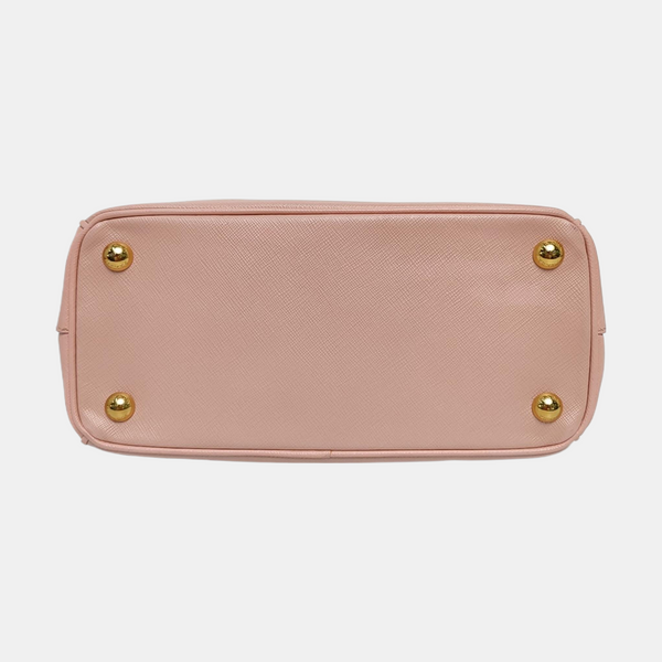 Galleria Small Saffiano Calfskin Pink