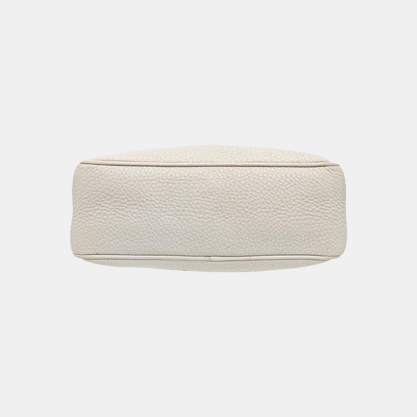 Calfskin Top Handle Bag White