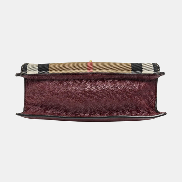 Authenticated pre-owned Macken Small Patchwork Burgundy - Crossbody Bag at Looply