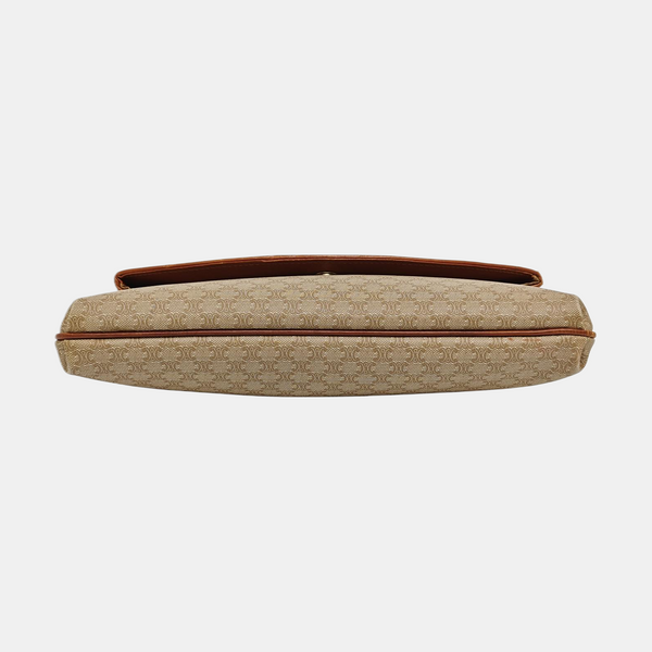 MACADAM CLUTCHES Coated Canvas Beige