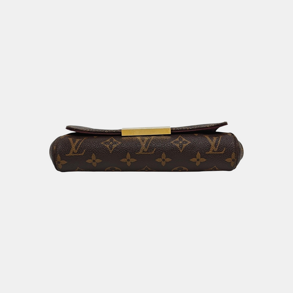 FAVORITE PM Monogram Coated Canvas Brown