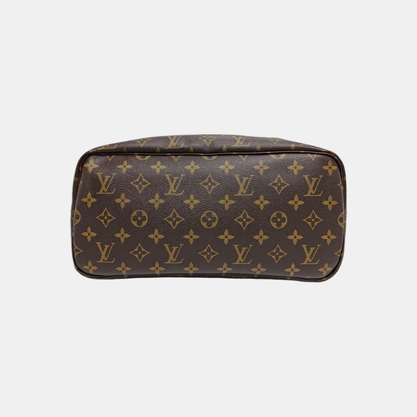 NEVERFULL MM Monogram Coated Canvas Brown