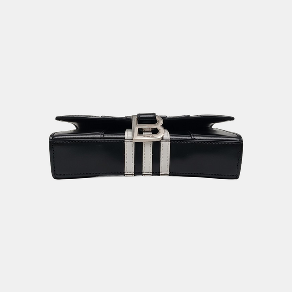 Hourglass Small Calfskin Black