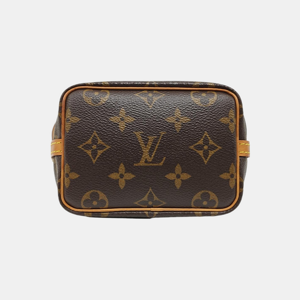 NÉONOÉ Nano Monogram Coated Canvas Brown