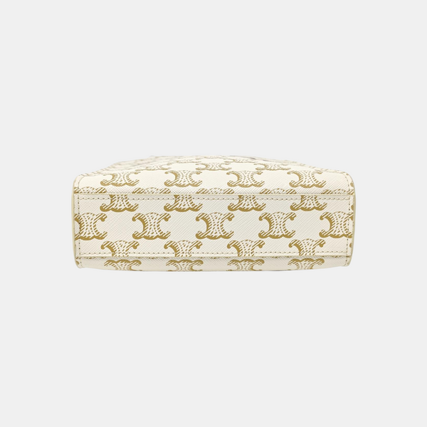 CABAS CELINE Mini Coated Canvas White