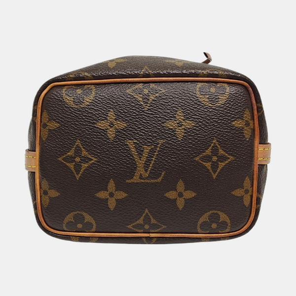 NÉONOÉ Nano Monogram Coated Canvas Brown