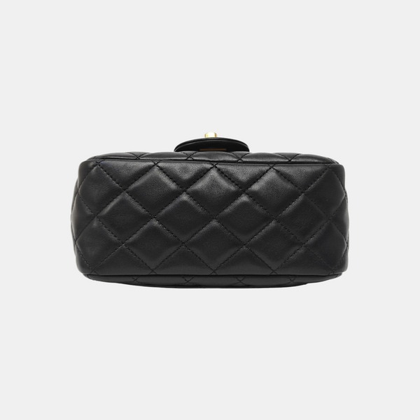 CLASSIC FLAP Mini Quilted Lambskin Black