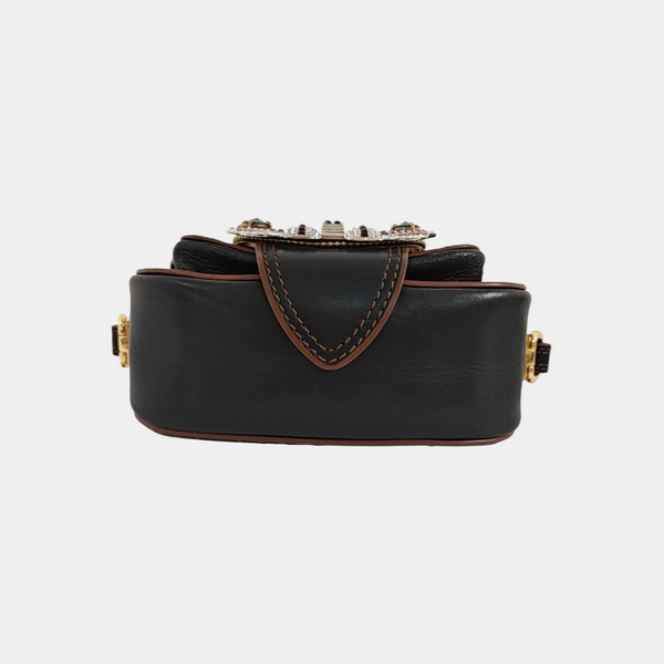 Miu Lady Calfskin Black