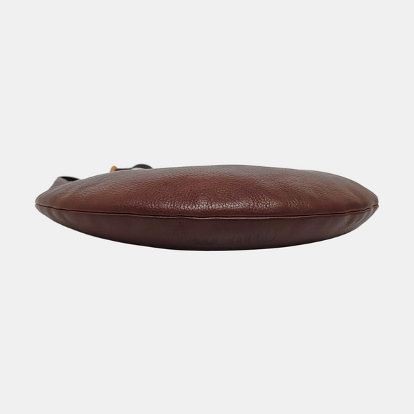Calfskin Shoulder Bag Brown