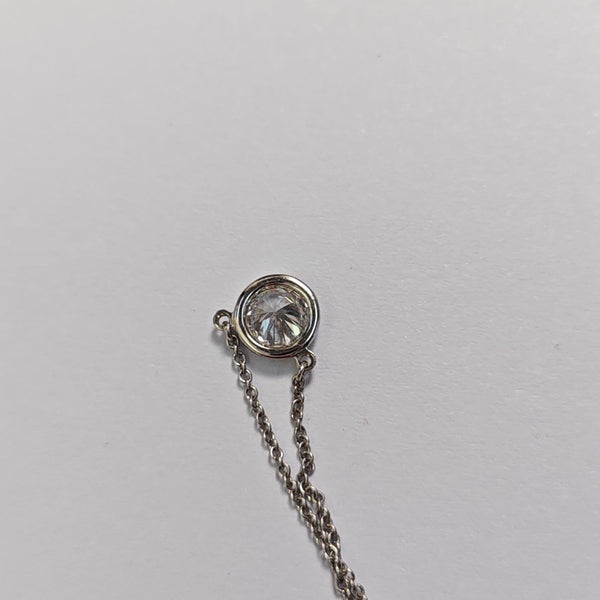 Elsa Peretti Platinum 950 Silver Necklace