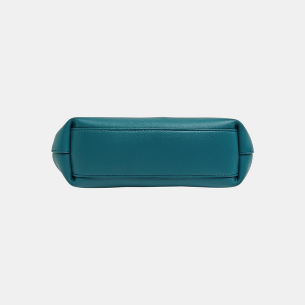 Point Quilted Calfskin Blue