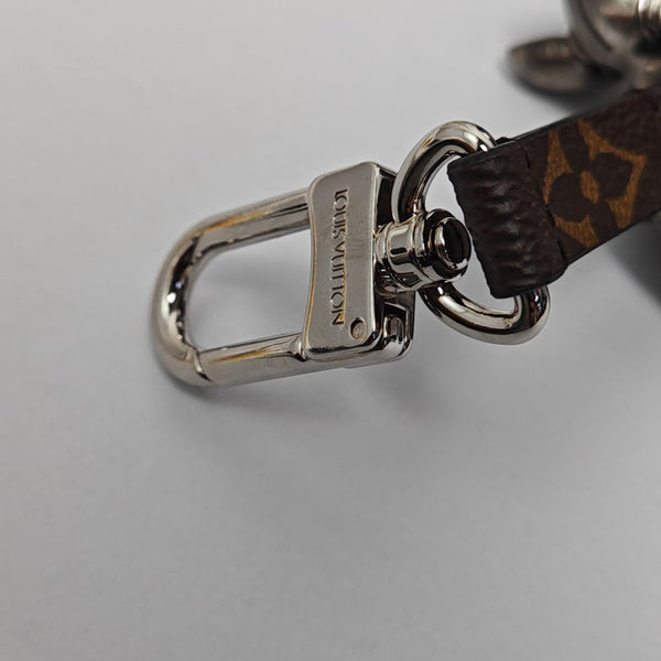 Metal Bag Charm Gray