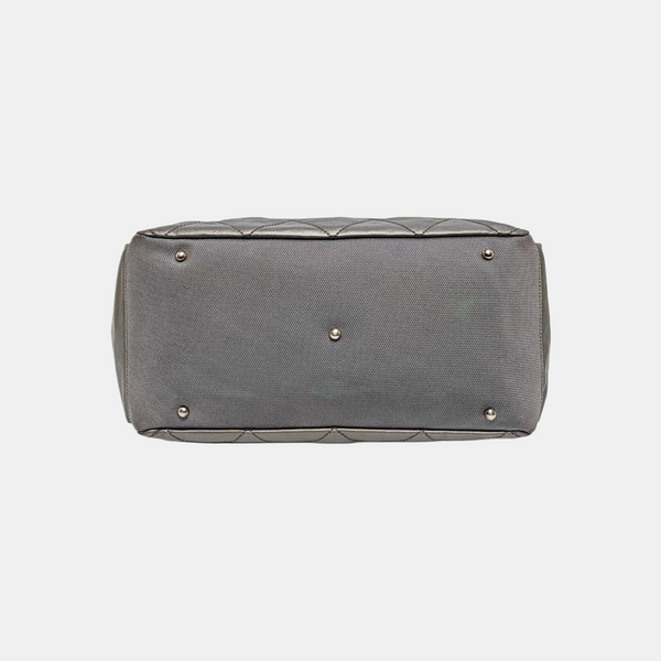 PARIS BIARRITZ Quilted Coated Canvas Gray