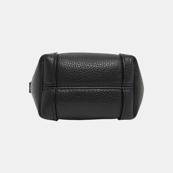 Authenticated pre-owned Hourglass Calfskin Black - Shoulder Bag at Looply