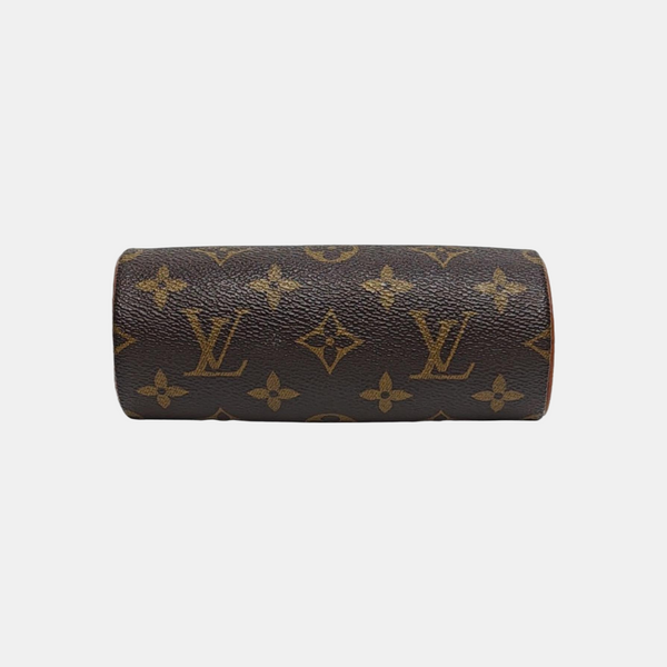 PAPILLON Mini Monogram Coated Canvas Brown