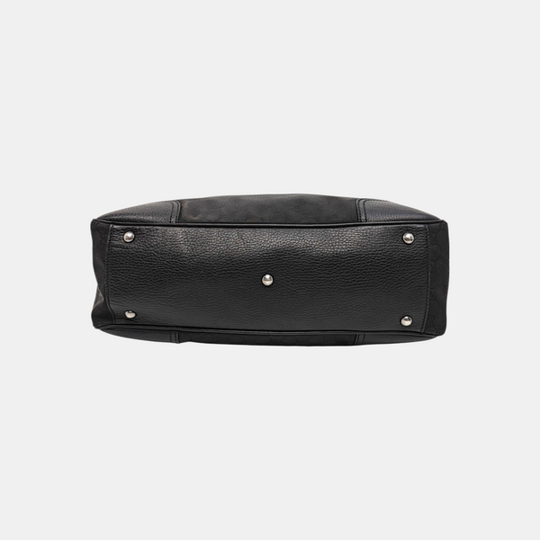 Monogram Canvas Top Handle Bag Black