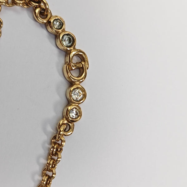 Petit CD Metal Gold Necklace