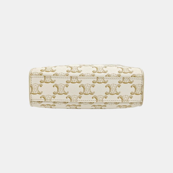 CABAS CELINE Mini Coated Canvas White