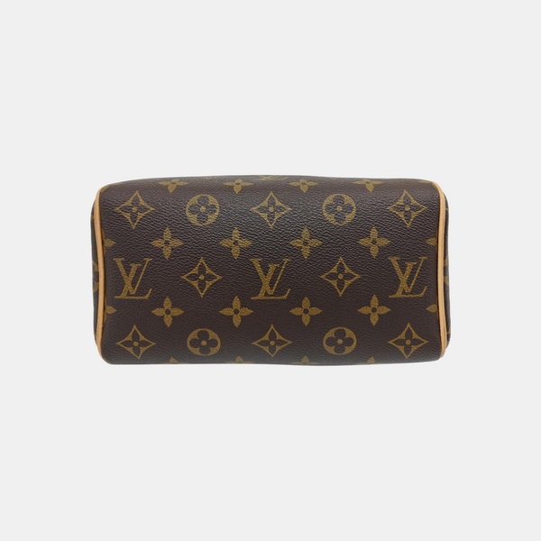 SPEEDY 20 Monogram Coated Canvas Brown