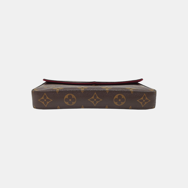 FÉLICIE Monogram Coated Canvas Brown