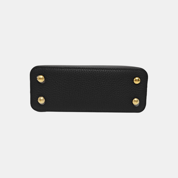 CAPUCINES Mini Calfskin Black