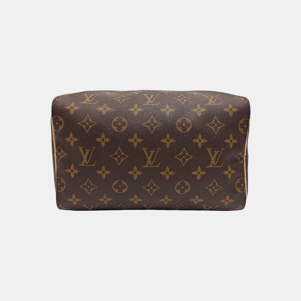 SPEEDY 25 Monogram Coated Canvas Brown