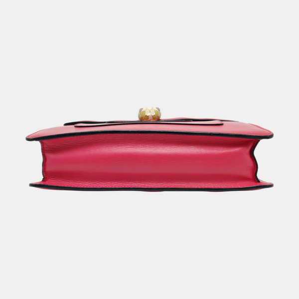 SERPENTI FOREVER Medium Quilted Calfskin Red