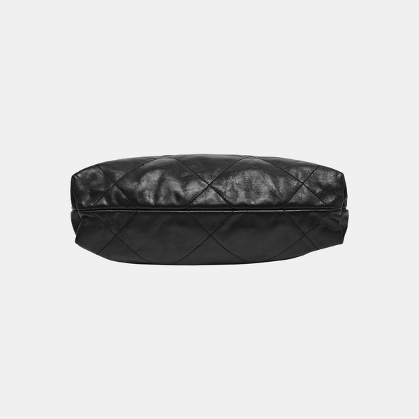 CHANEL 22 Small Quilted Calfskin Black