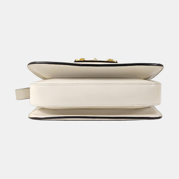 Horsebit 1955 Small Monogram Coated Canvas Beige