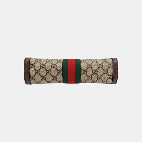 Ophidia Medium Monogram Coated Canvas Beige