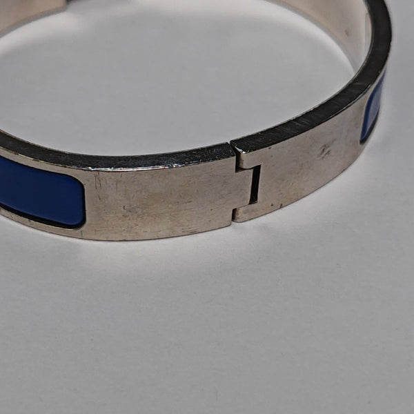 Clic H Metal Silver Bangle
