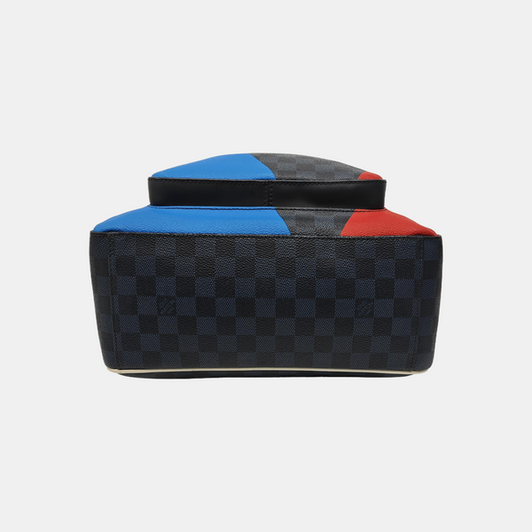 JOSH Damier Graphite Coated Canvas Black