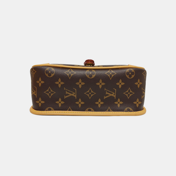 DIANE Monogram Coated Canvas Brown