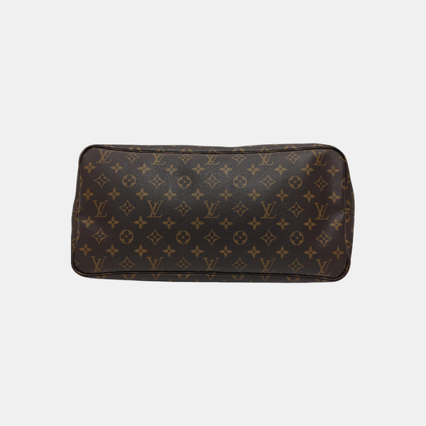 NEVERFULL GM Monogram Coated Canvas Brown