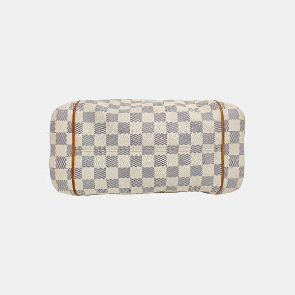 TOTALMENTE Lona revestida Damier Azur Blanca
