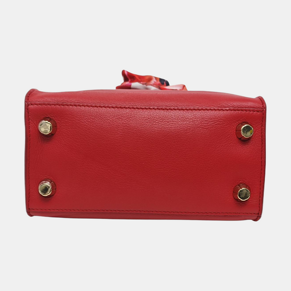 Calfskin Tote Bag Red