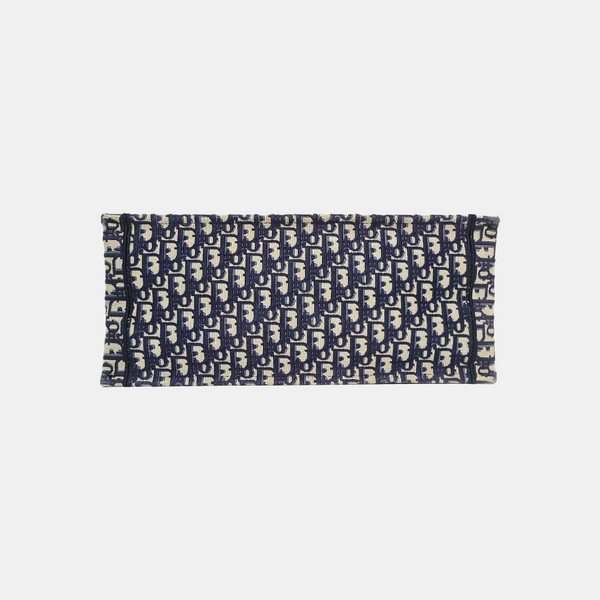 Book Tote Large Oblique Canvas Blue