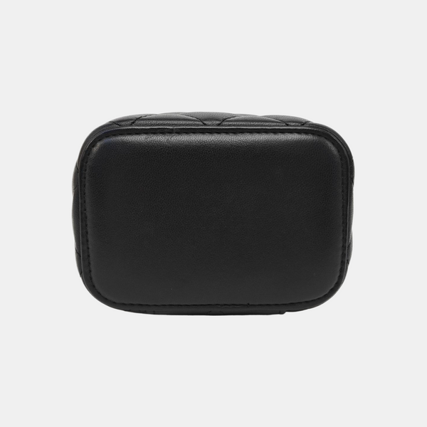 VANITY CASE Mini Quilted Lambskin Black