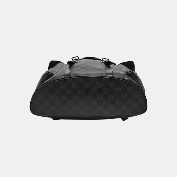 CHRISTOPHER MM Damier Graphite Coated Canvas Gray