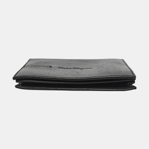 Calfskin Card Holder Black