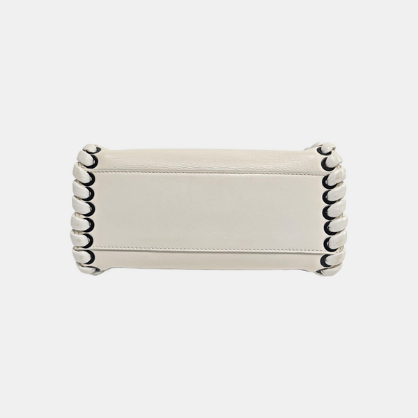 Peekaboo Mini Calfskin White