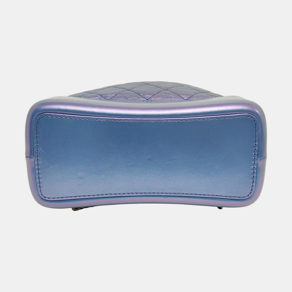 GABRIELLE Small Quilted Calfskin Purple