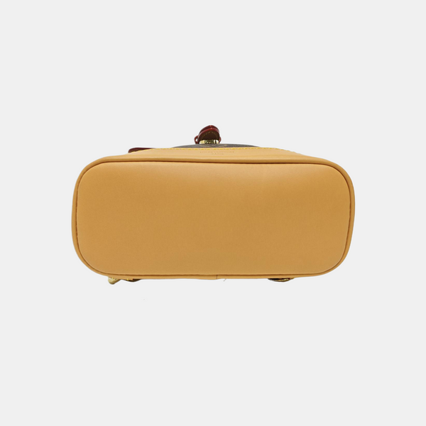 SOHO Mini Monogram Coated Canvas Brown
