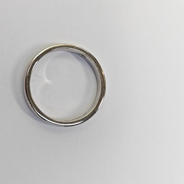 LES ÉTERNELLES Platinum 950 Silver Ring EU 56