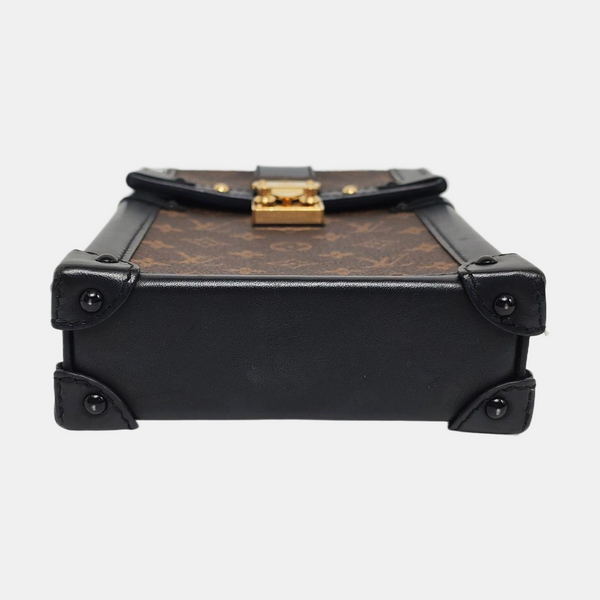 TRUNK Monogram Coated Canvas Brown