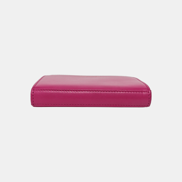Leather Card Holder Red