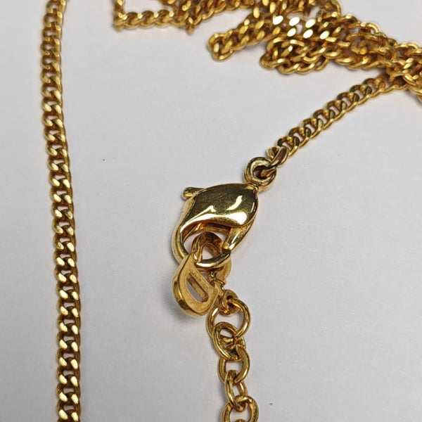 Petit CD Metal Gold Necklace