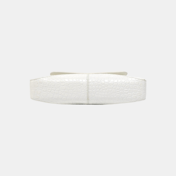 Calfskin Shoulder Bag White