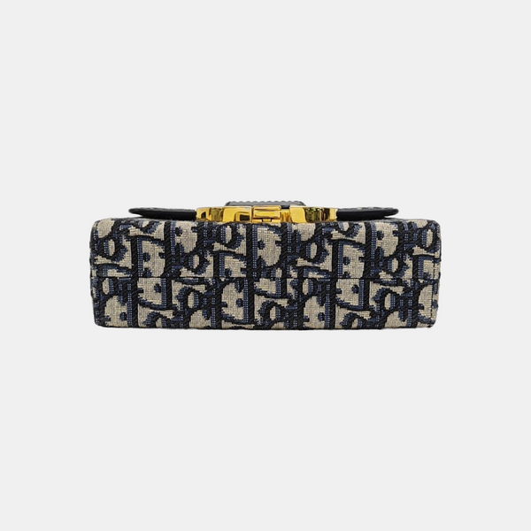 30 Montaigne Oblique Canvas Blue